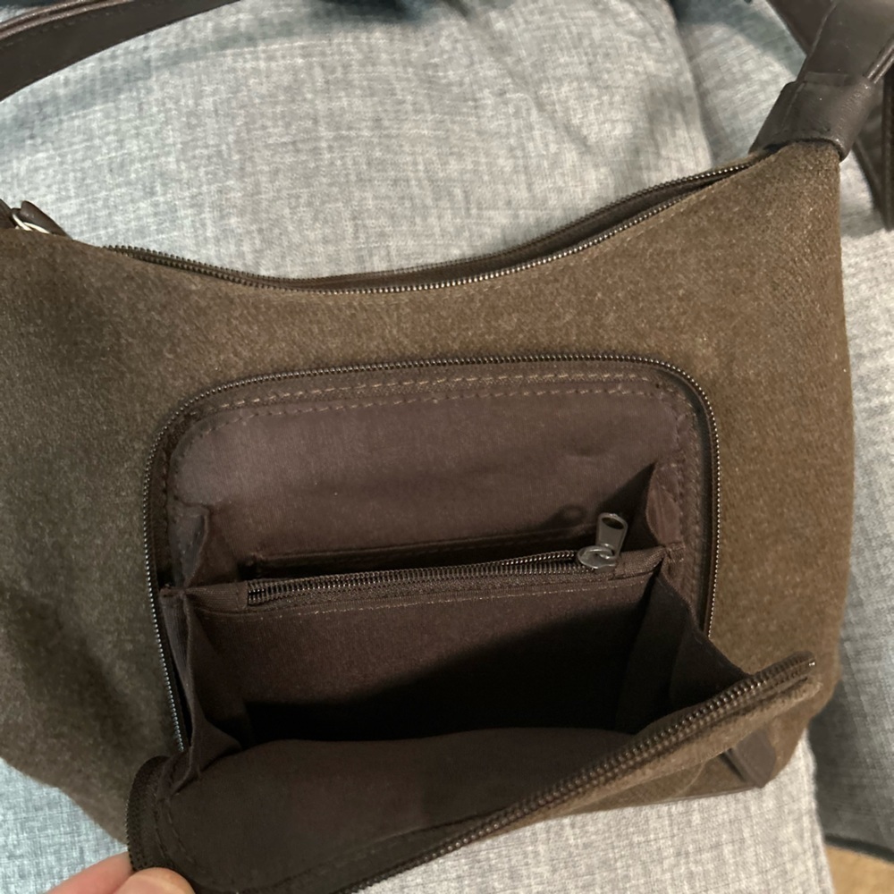 Croft & Barrow Dark Brown Shoulder Bag Purse - Picture 7 of 12